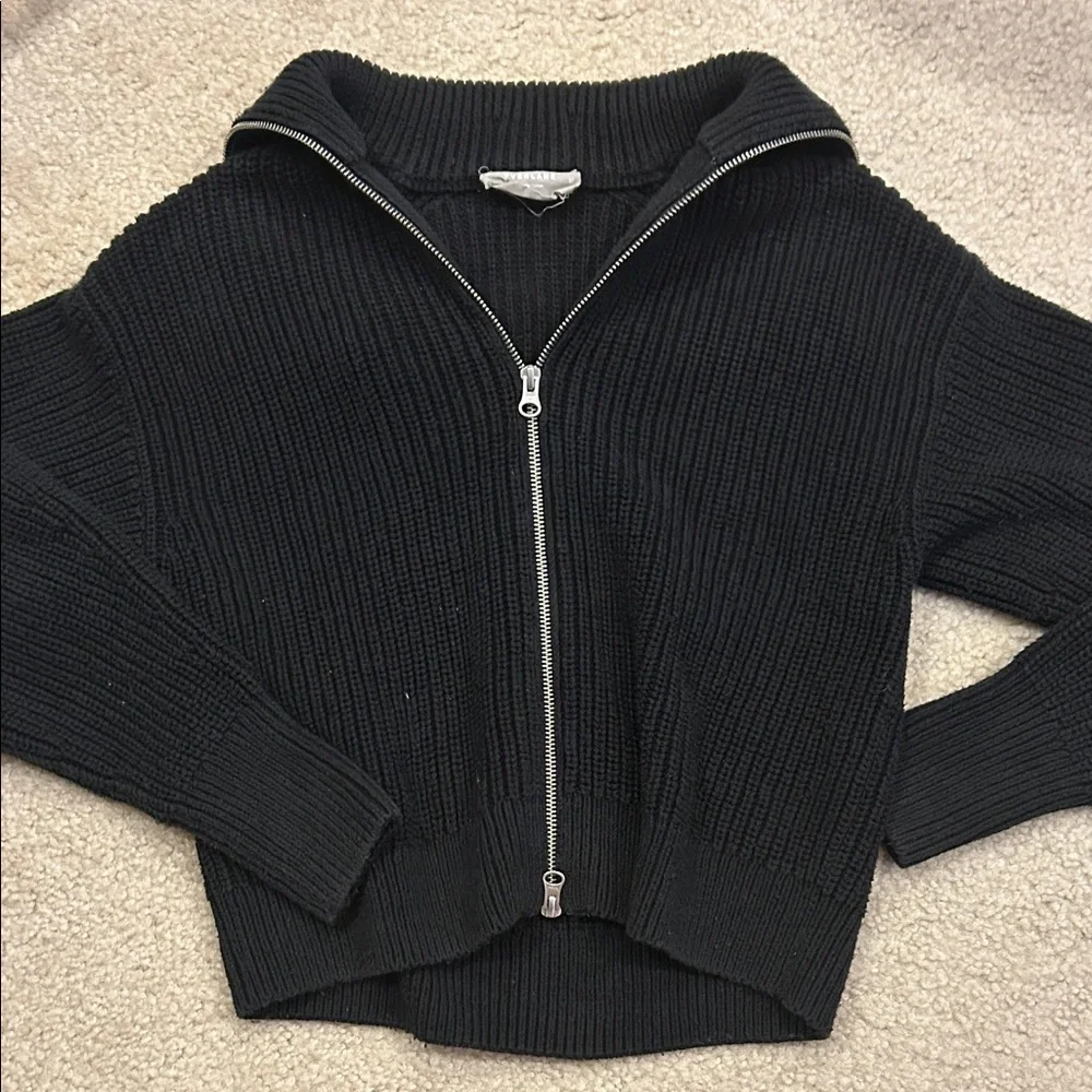 Everlane The Full Zip Sweater in Everyday Cotton - Picture 2 of 6